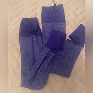Lululemon Blue Leg Warmers - Barely Worn - Small